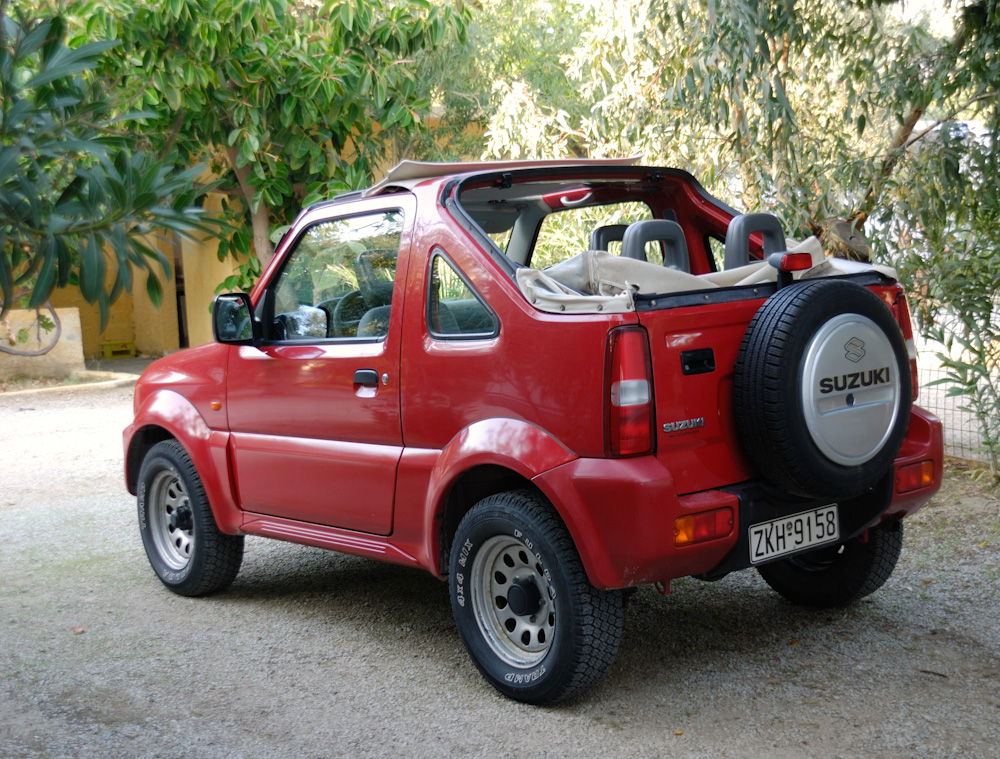 18.9. Gut ausgeruht sind wir nun bereit die Insel zu erkunden. Unser Begleiter für die nächsten Tage, ein Suzuki Jimny.