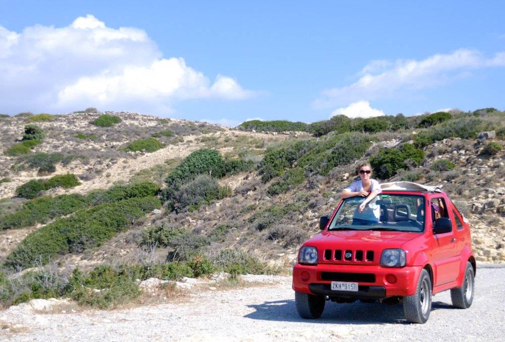 ...wie gemacht für die Staubpisten auf Kreta...