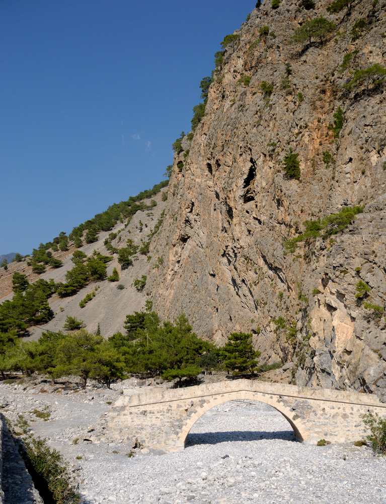 Noch 1,5 km bis zum Ziel ins neue Dorf Agia Roumeli, welches nur mit der Fähre oder eben zu Fuss durch die Schlucht erreichbar ist.