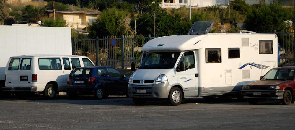 Heraklion, im Hafen