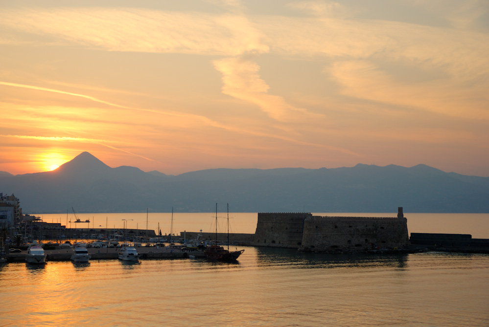 Heraklion, Sunset