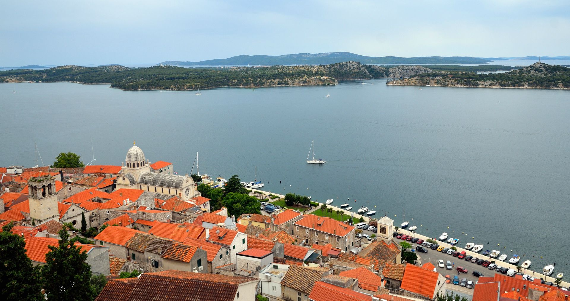 Sibenik, Blick zum Kanal Sv. Anton