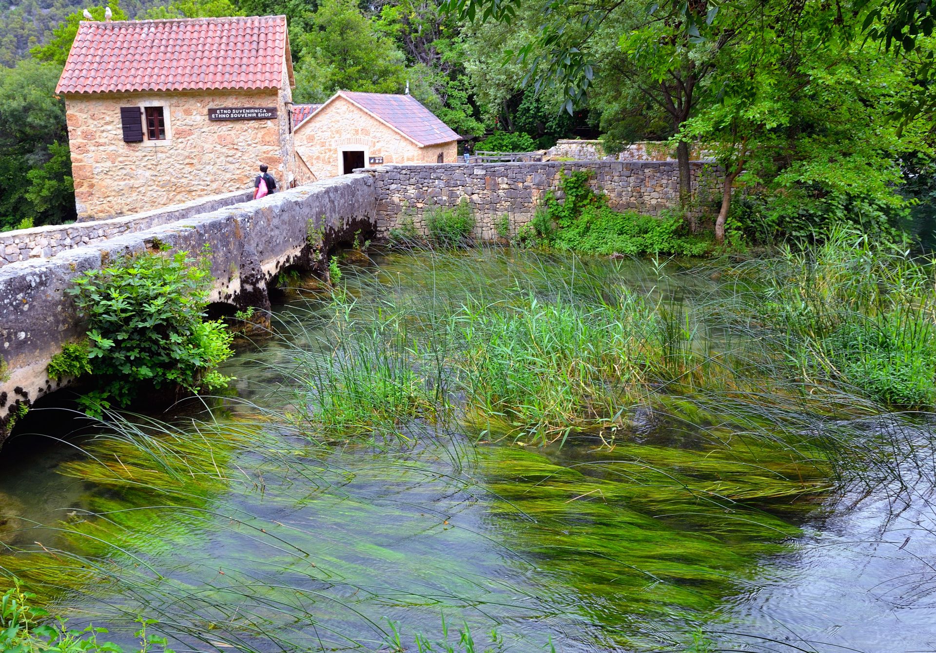 Nationalpark Krka, in einer ehem. Mühle ist heute ein ethnografisches Museum untergebracht...