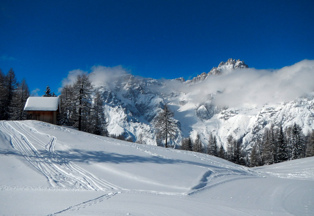 ...Die traumhafte Winterlandschaft unterhalb der Rotwand...